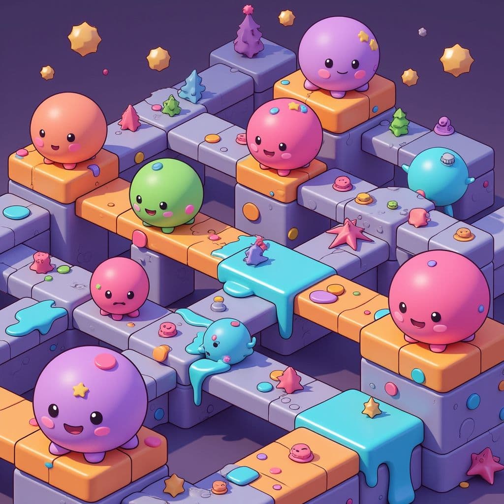 SlimeSlip: Don't Die! logo